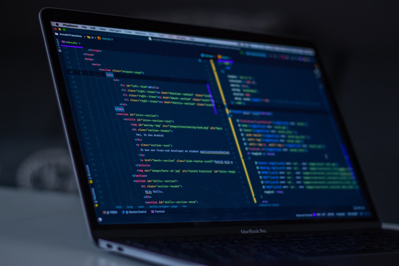 Developer workspace building on Stellar
